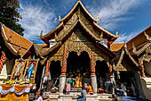 Chiang Mai - Wat Phra That Doi Suthep. shrine to Sudeva a hermit who lived on the nearby mountain. 